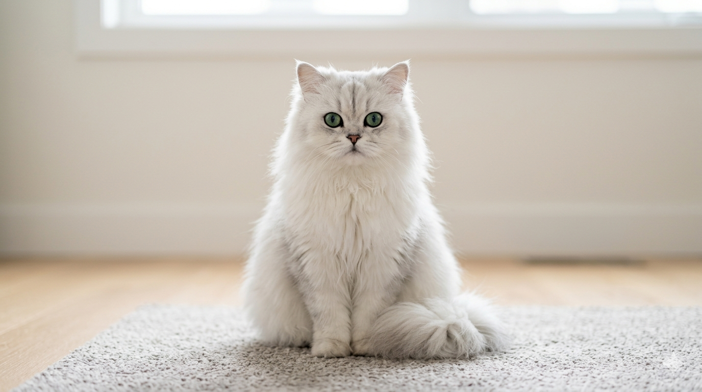 Роскошный персидский кот